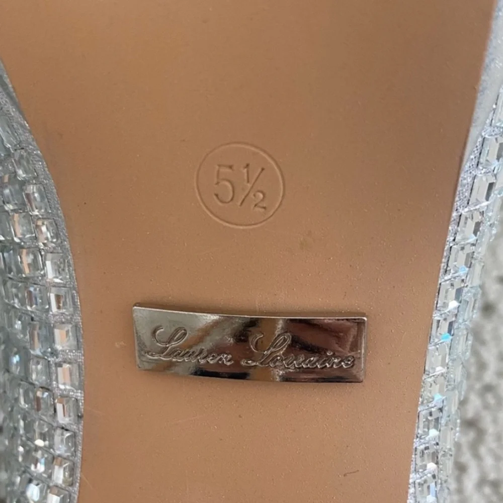 Lauren Lorraine Crystal Platform Heels